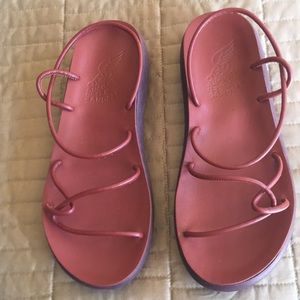 Ancient Greek sandals.